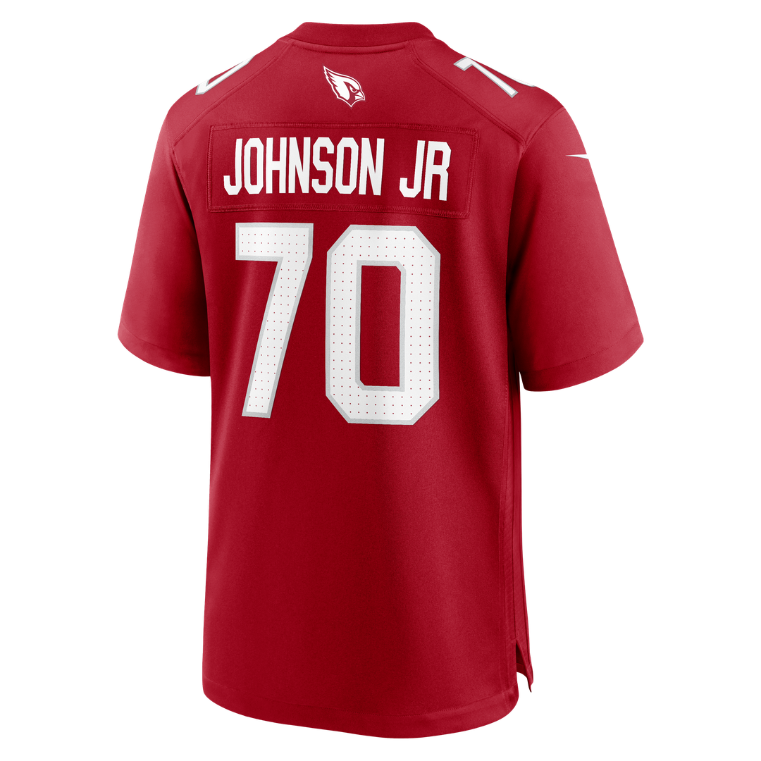 Arizona Cardinals Paris Johnson Jr. Nike Cardinal Game Jersey product image 3, provided for visual reference and product