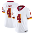 Washington Commanders Frankie Luvu Nike White Vapor F.U.S.E. Stitched Limited Jersey product image 1, provided for visual