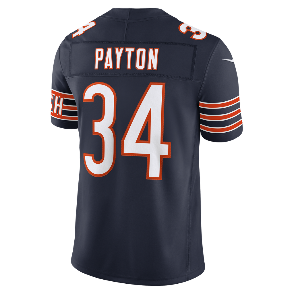 Chicago Bears Walter Payton Nike Navy Vapor F.U.S.E. Stitched Retired Limited Jersey product image 3, provided for visual