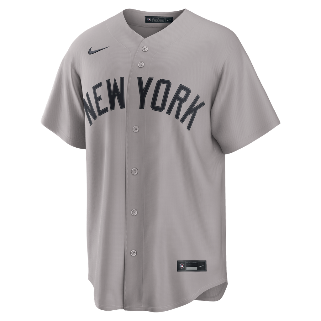 New York Yankees Giancarlo Stanton Nike Gray Road Replica Jersey product image 2, provided for visual reference and product