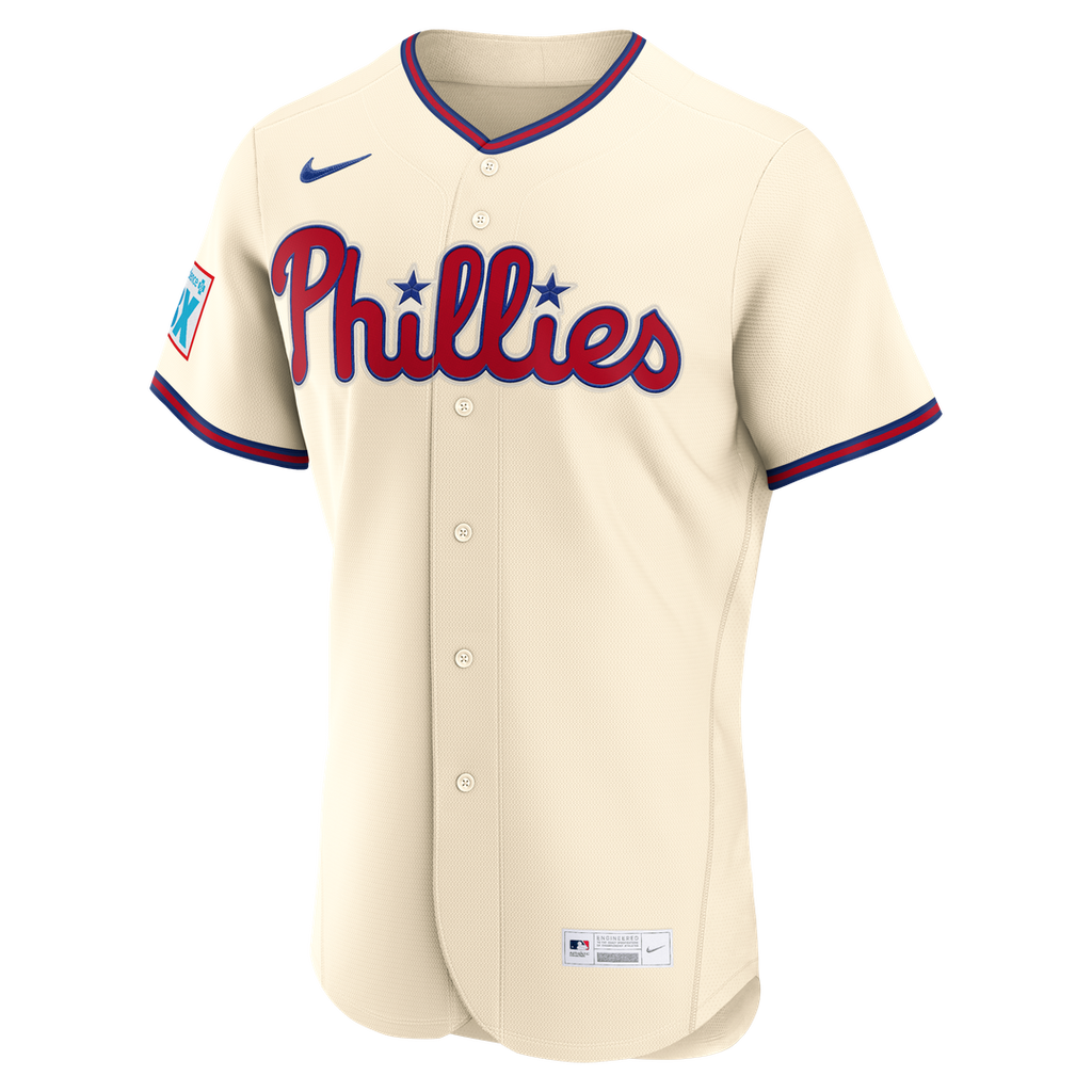 Philadelphia Phillies Bryce Harper Nike Light Blue Alternate Authentic Sponsor Patch Jersey product image 11, provided for