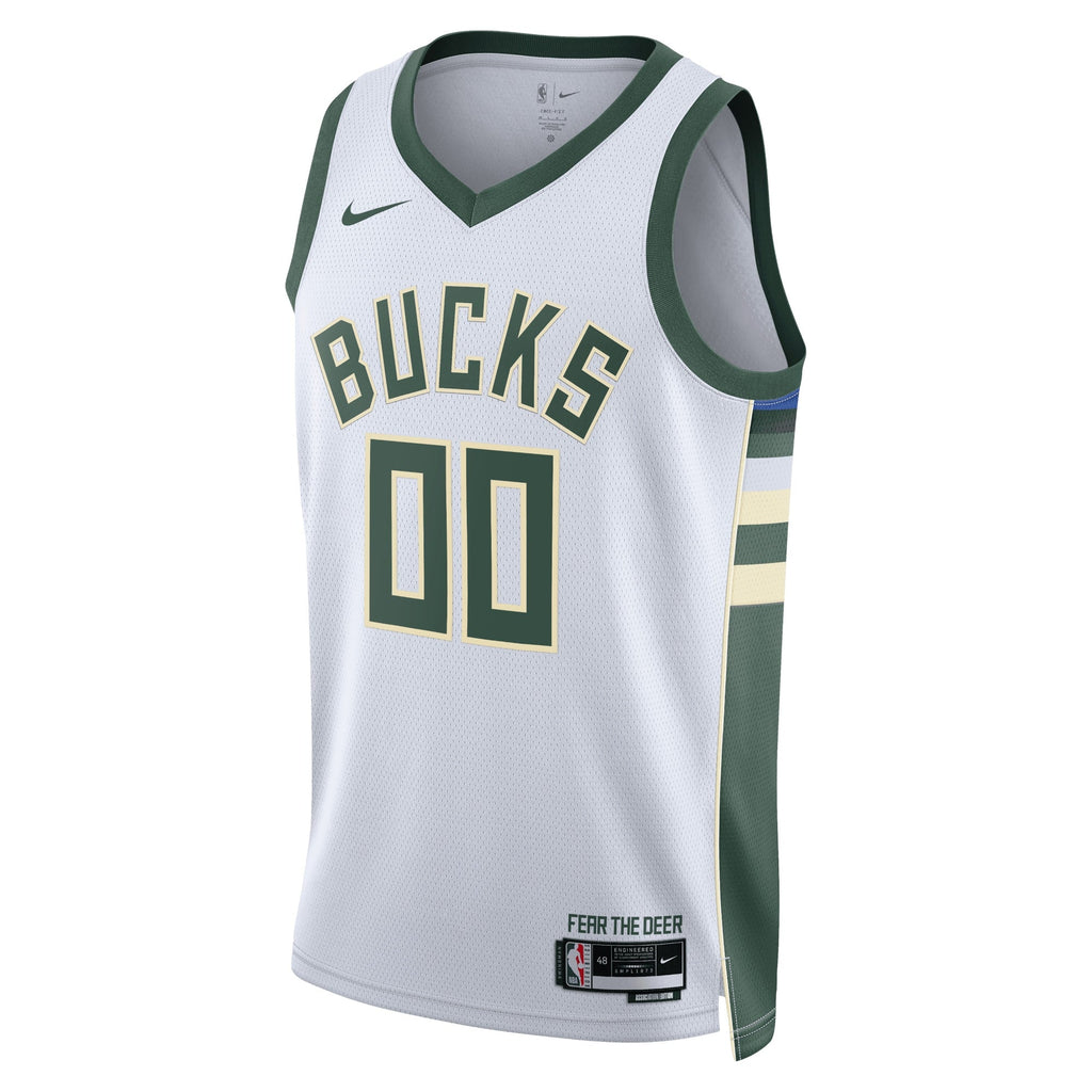 Milwaukee Bucks Nike Association Swingman Jersey - Custom - Unisex product image 2, provided for visual reference and
