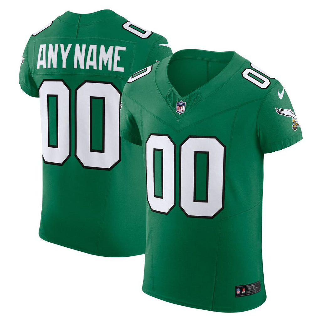 Philadelphia Eagles Nike Midnight Green Team Vapor F.U.S.E. Elite Custom Jersey product image 7, provided for visual