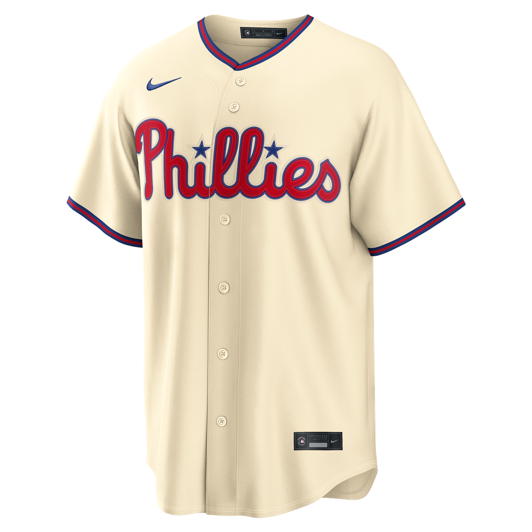 Philadelphia Phillies Nike Cream Alternate Replica Jersey product image 18, provided for visual reference and product detail