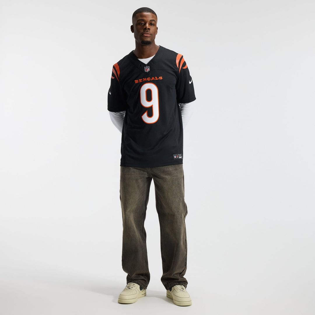 Cincinnati Bengals Joe Burrow Nike Black Team Vapor F.U.S.E. Stitched Limited Jersey product image 17, provided for visual