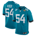 Jacksonville Jaguars Jack Kiser Nike Teal Team Game Jersey product image 1, provided for visual reference and product detail