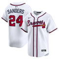 Atlanta Braves Deion Sanders Nike White Limited Player Jersey product image 1, provided for visual reference and product