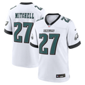 Philadelphia Eagles Quinyon Mitchell Nike White Game Jersey product image 1, provided for visual reference and product