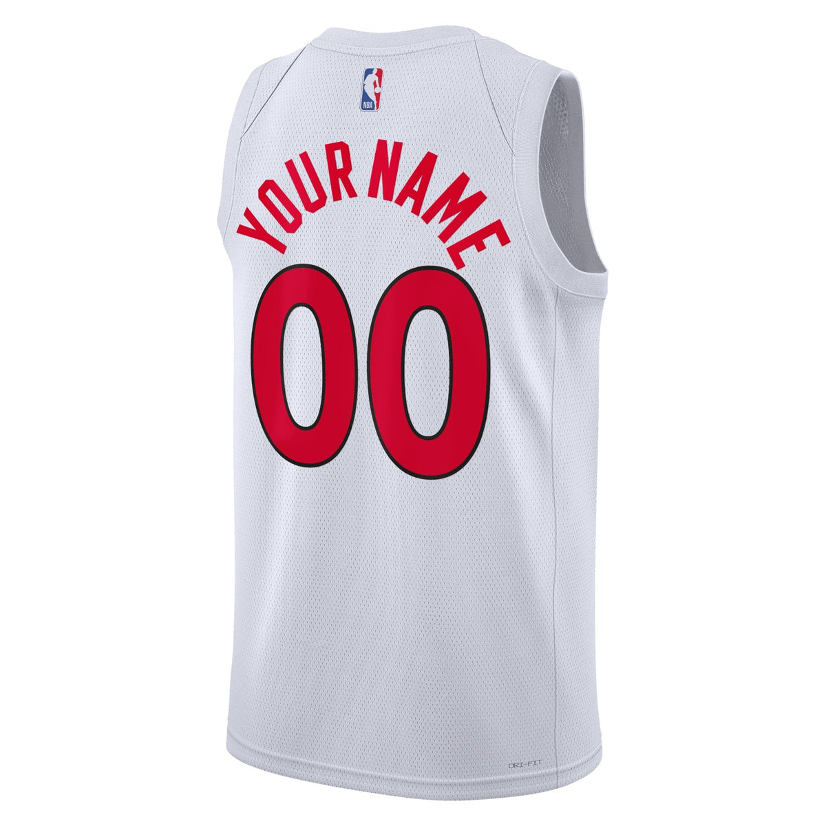 Toronto Raptors Nike Association Swingman Jersey - Custom - Unisex product image 3, provided for visual reference and