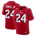 Atlanta Falcons A.J. Terrell Nike Red Game Jersey product image 1, provided for visual reference and product detail review