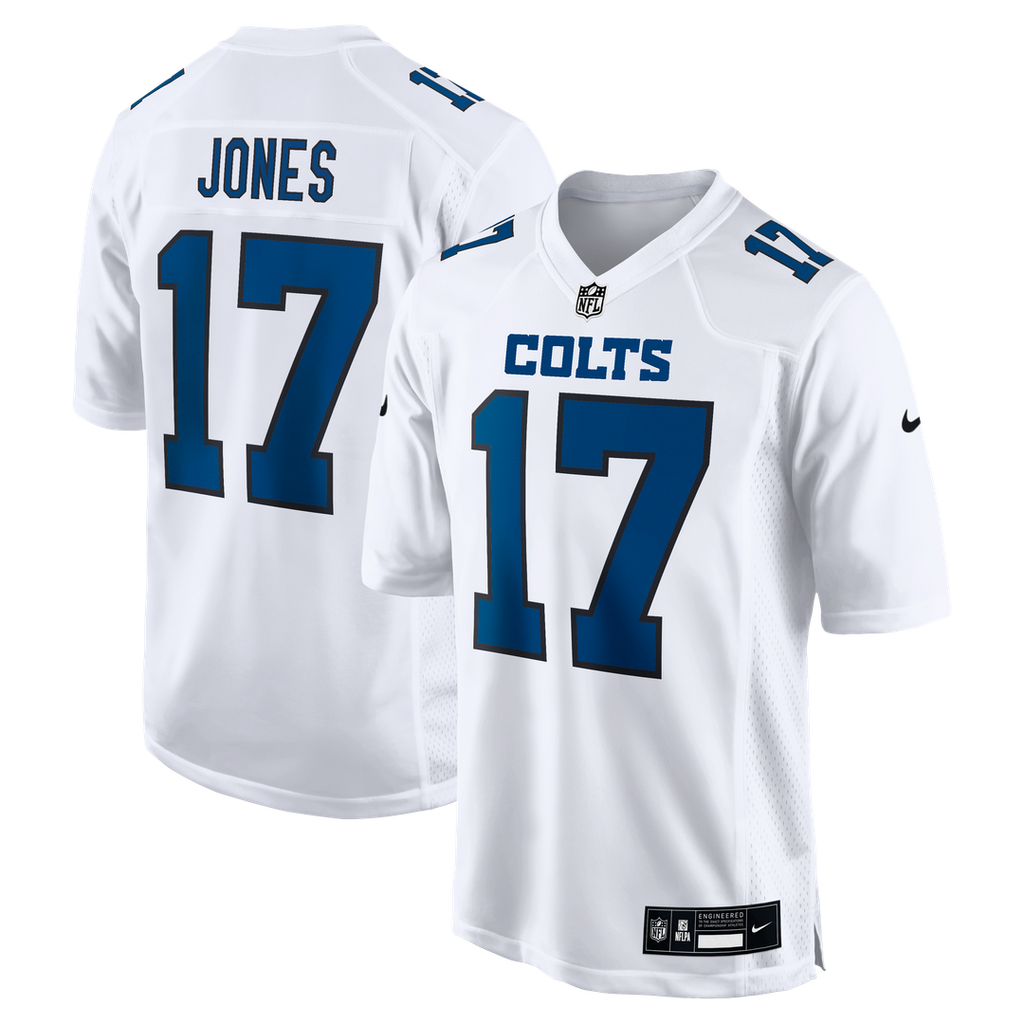 Indianapolis Colts Daniel Jones Nike Carbon Black Fashion Game Jersey product image 7, provided for visual reference and