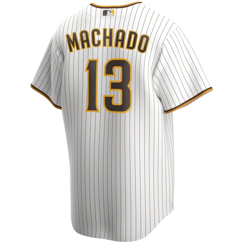 San Diego Padres Manny Machado Nike White Home Replica Player Jersey product image 3, provided for visual reference and