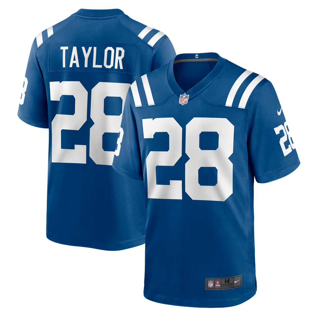 Indianapolis Colts Jonathan Taylor Nike Royal Player Game Jersey product image 1, provided for visual reference and product
