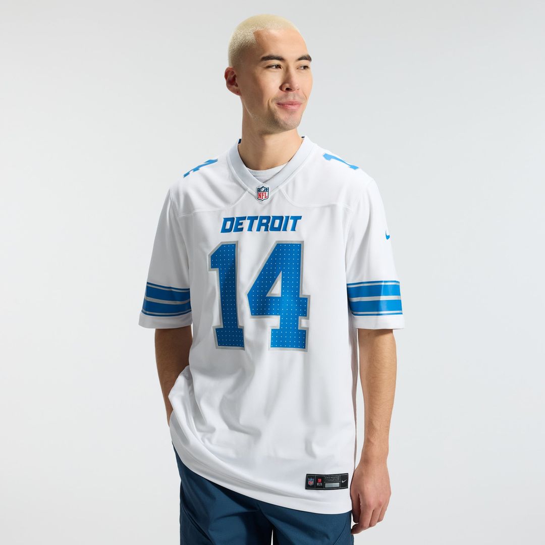 Detroit Lions Amon-Ra St. Brown Nike Blue Game Jersey product image 28, provided for visual reference and product detail