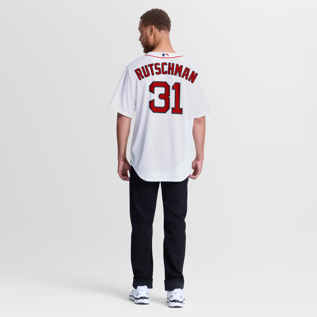 Boston Red Sox Adley Rutschman Nike White Home Replica Jersey product image 3, provided for visual reference and product