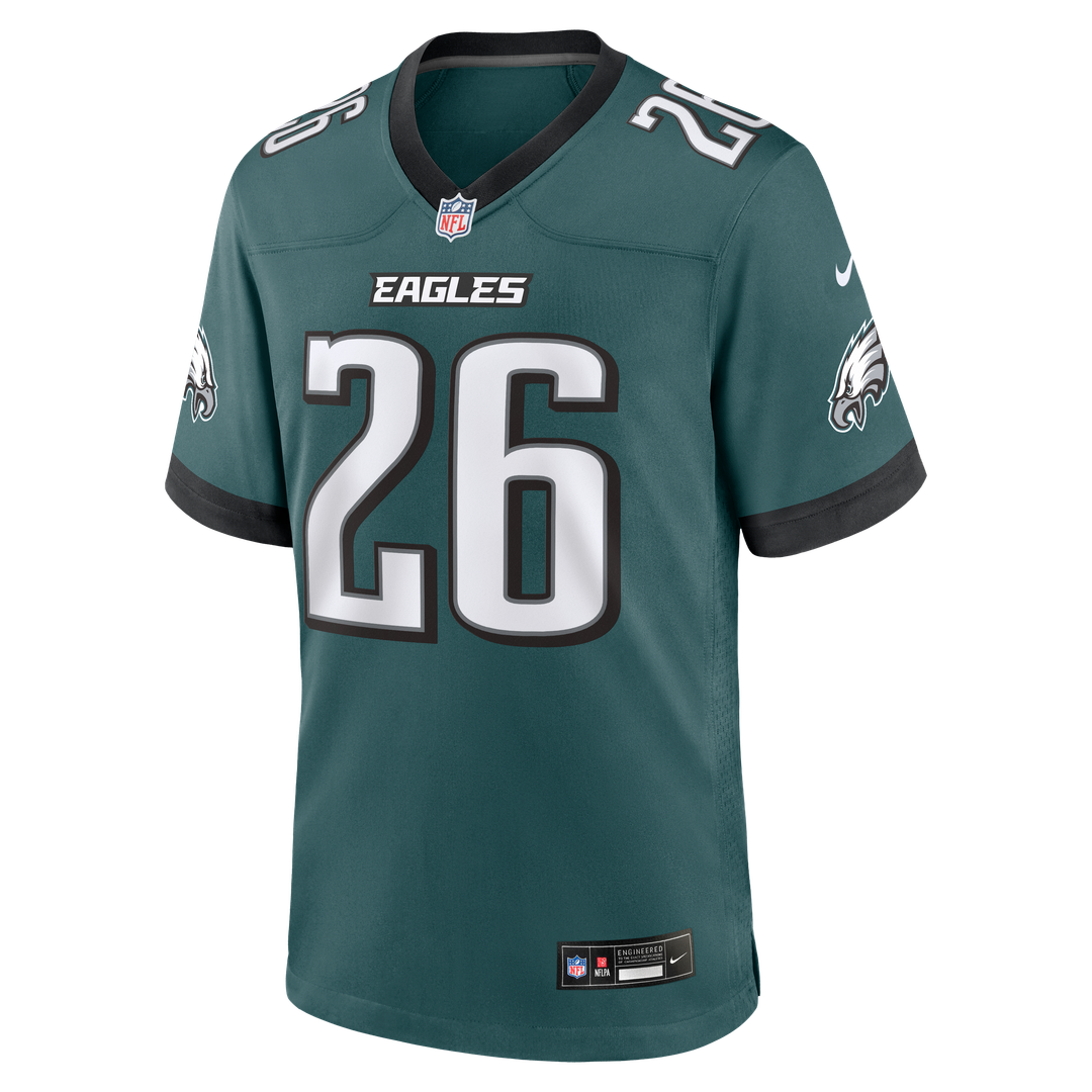Philadelphia Eagles Saquon Barkley Nike White Game Jersey product image 32, provided for visual reference and product detail
