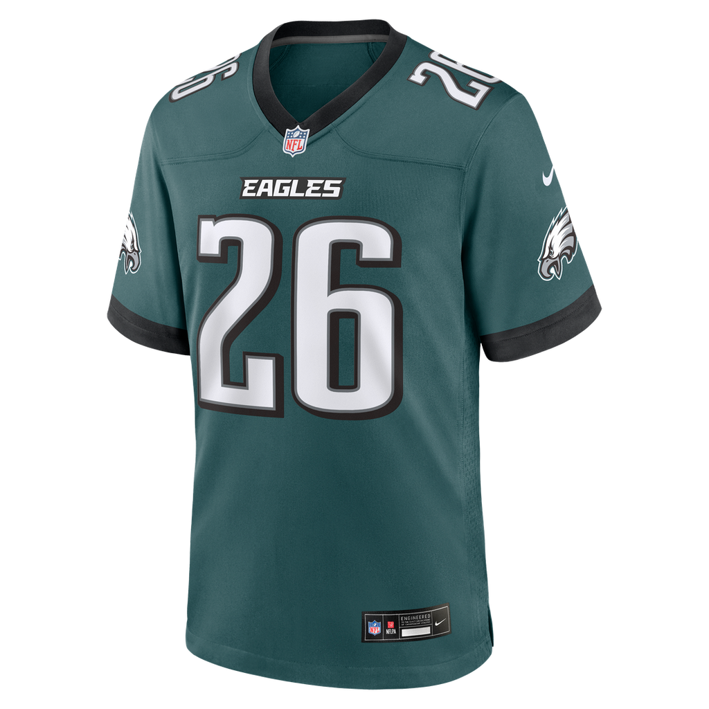 Philadelphia Eagles Saquon Barkley Nike Midnight Green Team Game Jersey product image 19, provided for visual reference and