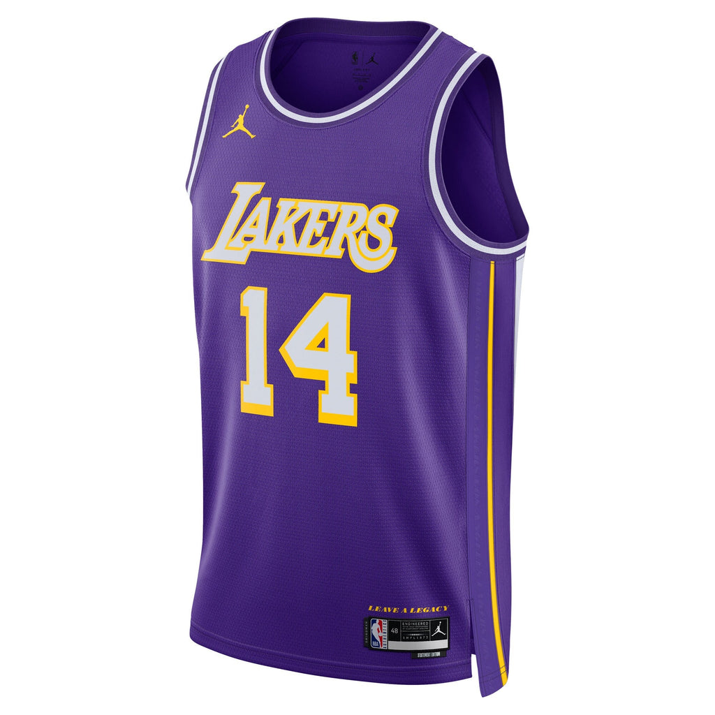 Los Angeles Lakers Jordan Brand Statement Edition Jersey - Purple - Walker Kessler - Unisex product image 3, provided for
