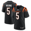 Cincinnati Bengals T-Shirt Higgins Nike Black Game Player Jersey product image 1, provided for visual reference and product
