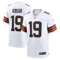 Cleveland Browns Bernie Kosar Nike White Retired Player Game Jersey product image 1, provided for visual reference and