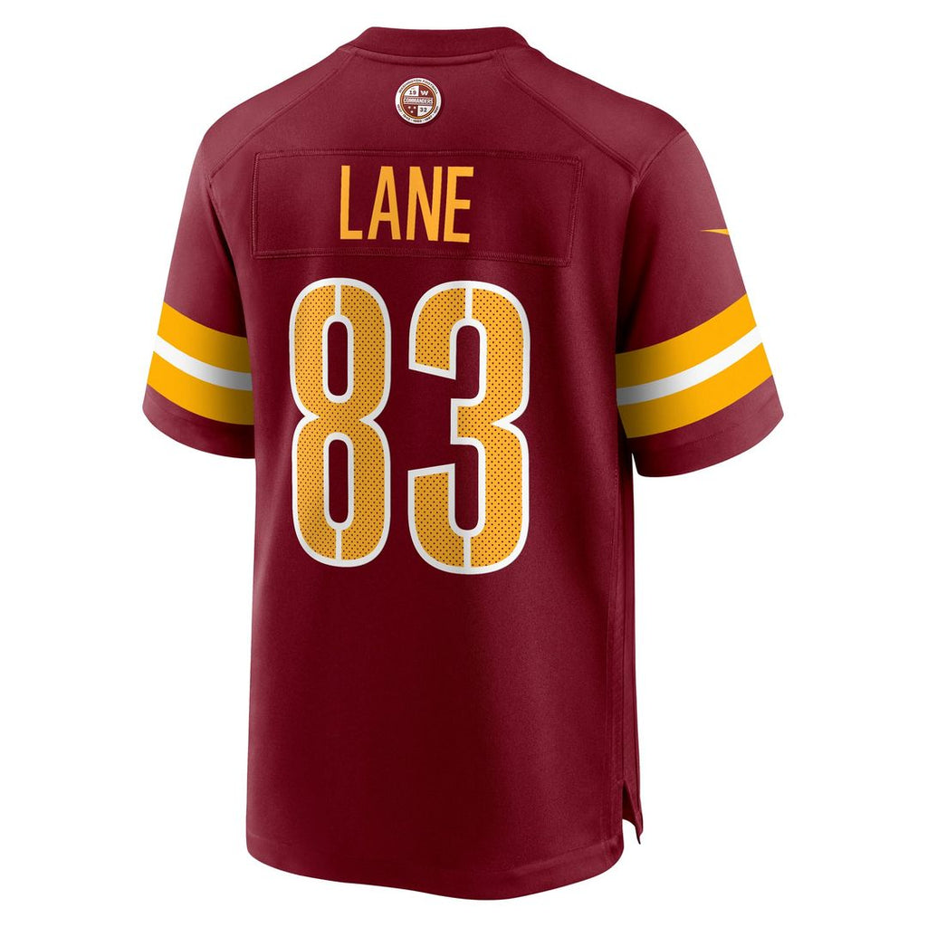 Washington Commanders Jaylin Lane Nike Burgundy Team Game Jersey product image 3, provided for visual reference and product