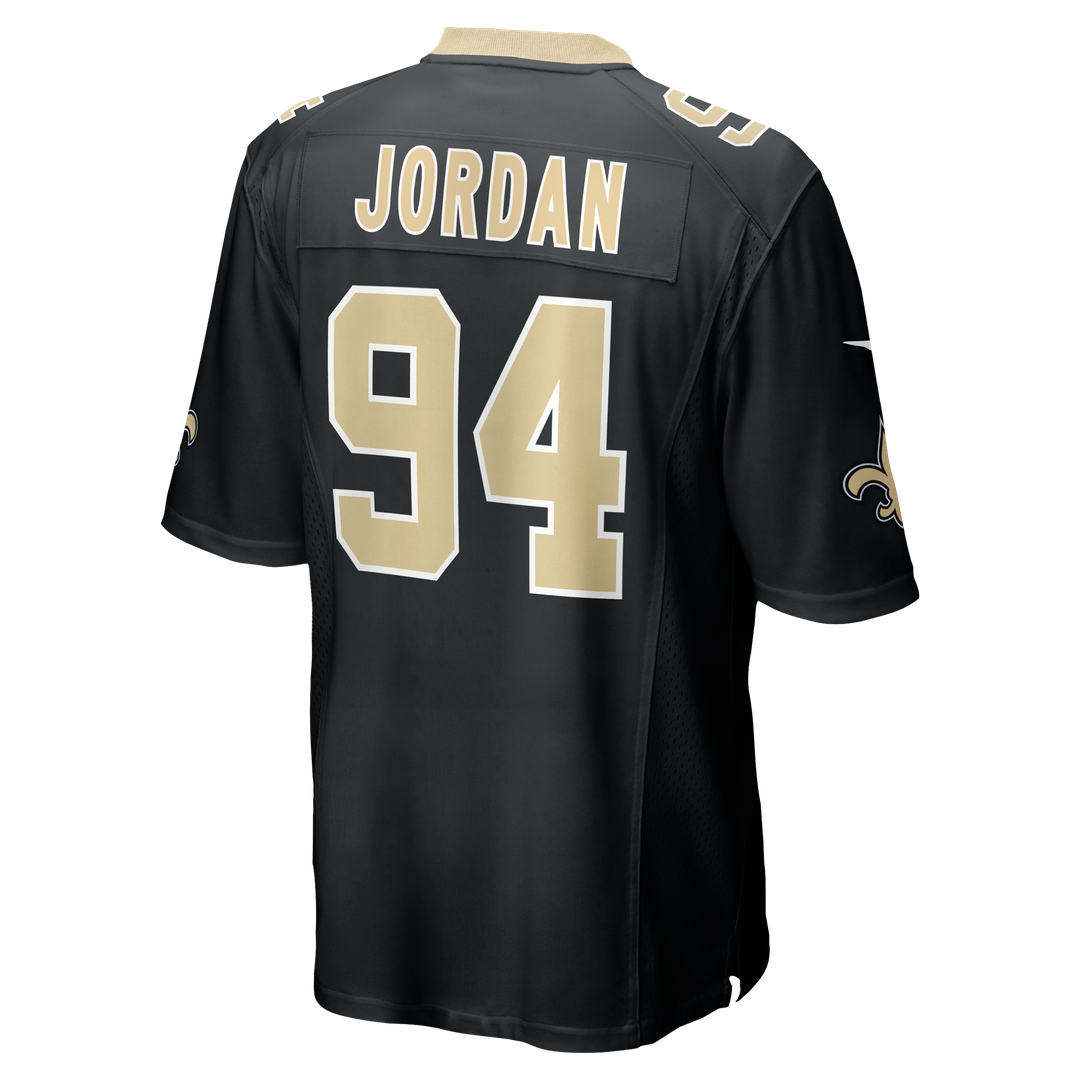 New Orleans Saints Cameron Jordan Nike Black Game Jersey product image 3, provided for visual reference and product detail