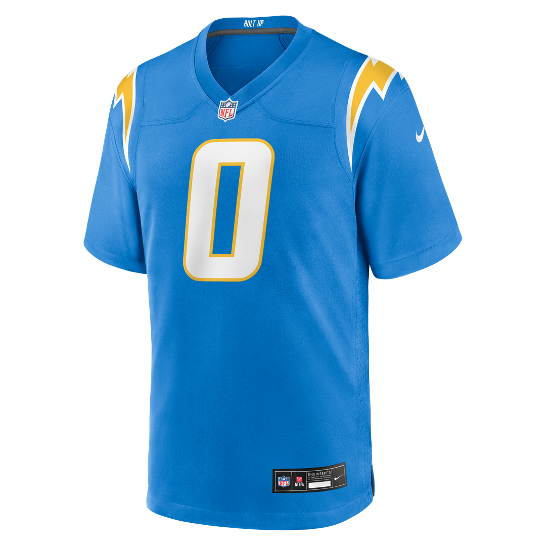 Los Angeles Chargers Daiyan Henley Nike Powder Blue Team Game Jersey product image 2, provided for visual reference and
