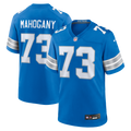 Detroit Lions Christian Mahogany Nike Blue Team Game Jersey product image 1, provided for visual reference and product