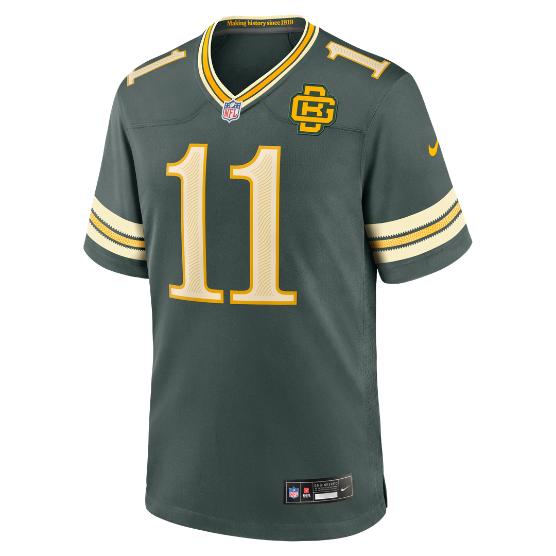 Green Bay Packers Jayden Reed Nike Green 2026 Rivalries Collection Game Jersey product image 6, provided for visual
