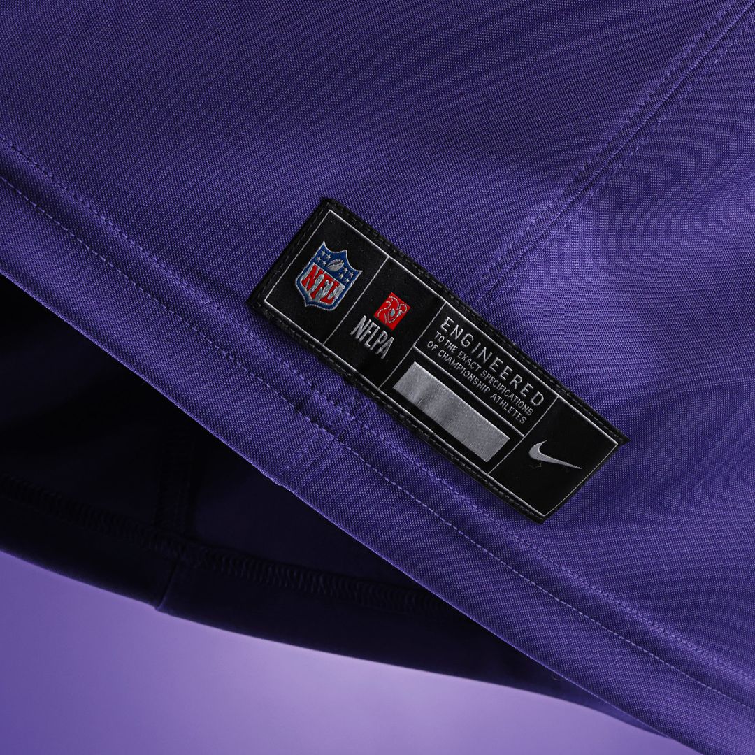 Baltimore Ravens Zay Flowers Nike Purple Team Vapor F.U.S.E. Stitched Limited Jersey product image 8, provided for visual