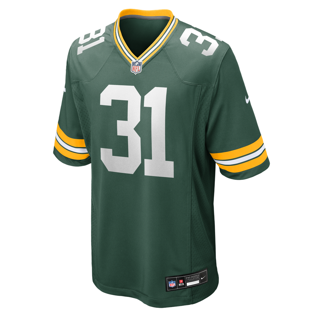 Green Bay Packers Nick Niemann Nike Green Team Game Jersey product image 2, provided for visual reference and product detail