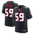 Houston Texans DeMeco Ryans Nike Navy Team Retired Game Jersey product image 1, provided for visual reference and product