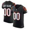 Cincinnati Bengals Nike Black Team Vapor F.U.S.E. Elite Custom Jersey product image 1, provided for visual reference and