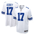 Dallas Cowboys Brandon Aubrey Nike White Game Jersey product image 1, provided for visual reference and product detail review