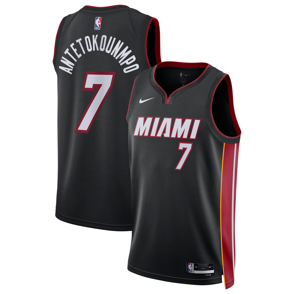 Miami Heat Nike Icon Edition Swingman Jersey - Black product image 2