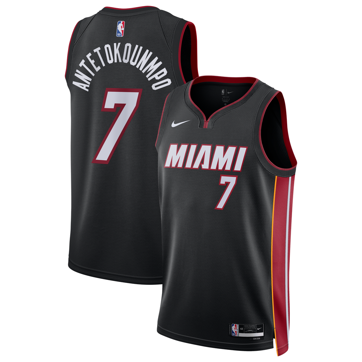 Miami Heat Nike Icon Edition Swingman Jersey - Black product image 2