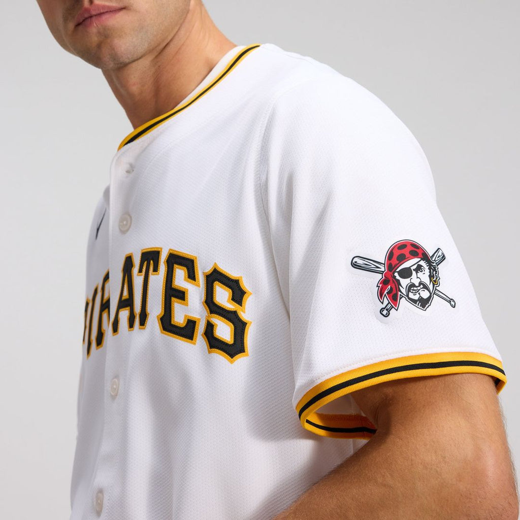 Pittsburgh Pirates Nike White Home Limited Jersey product image 8, provided for visual reference and product detail review