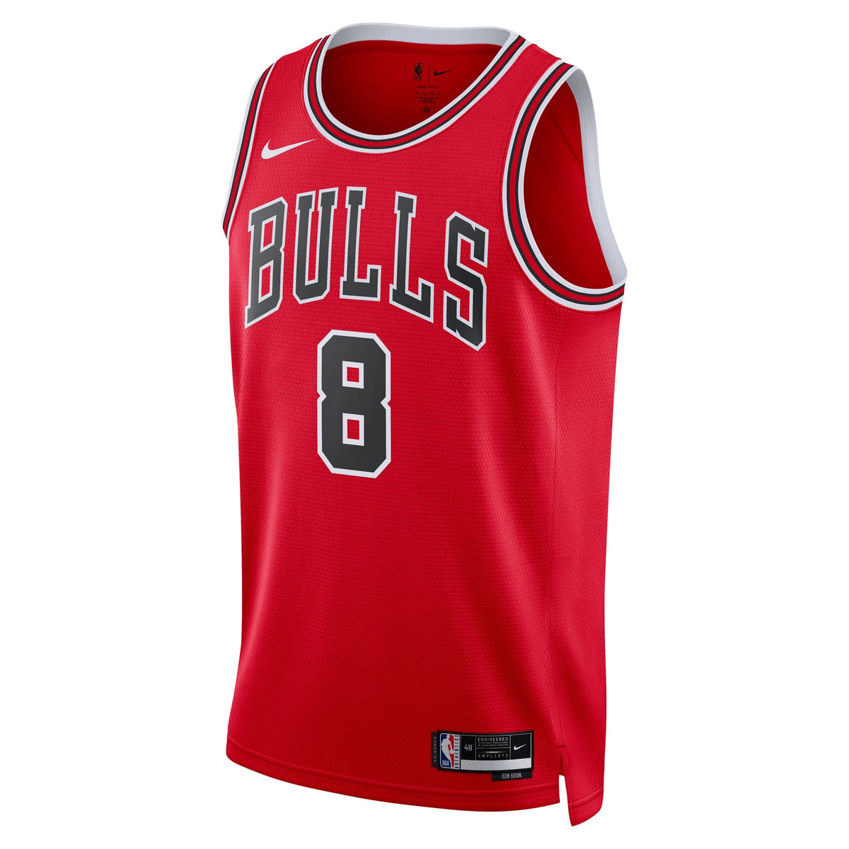 Chicago Bulls Nike Icon Edition Swingman Jersey - Red - Yuki Kawamura - Unisex product image 3, provided for visual