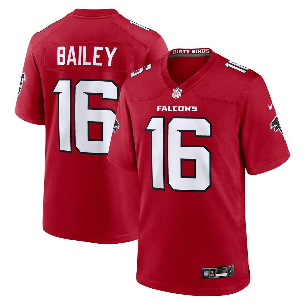 Atlanta Falcons Jake Bailey Nike Red Team Game Jersey product image 1, provided for visual reference and product detail