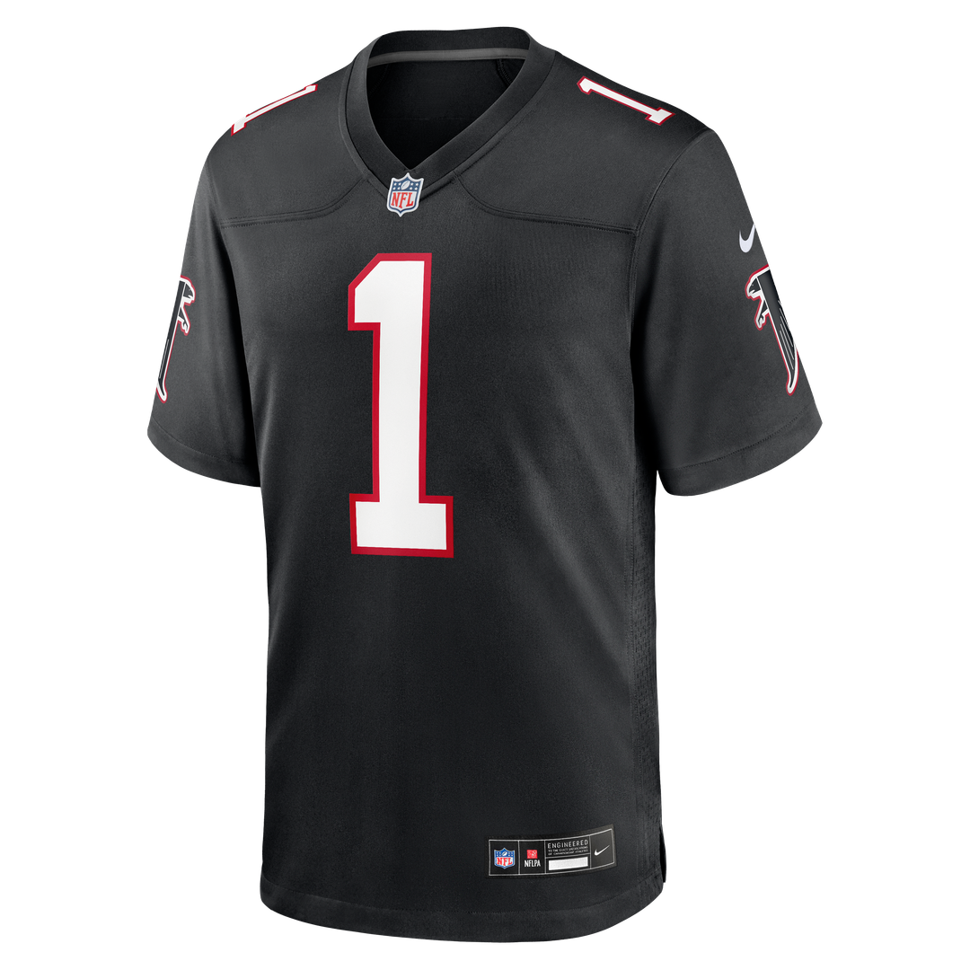 Atlanta Falcons Tua Tagovailoa Nike Black Alternate Game Jersey product image 2, provided for visual reference and product