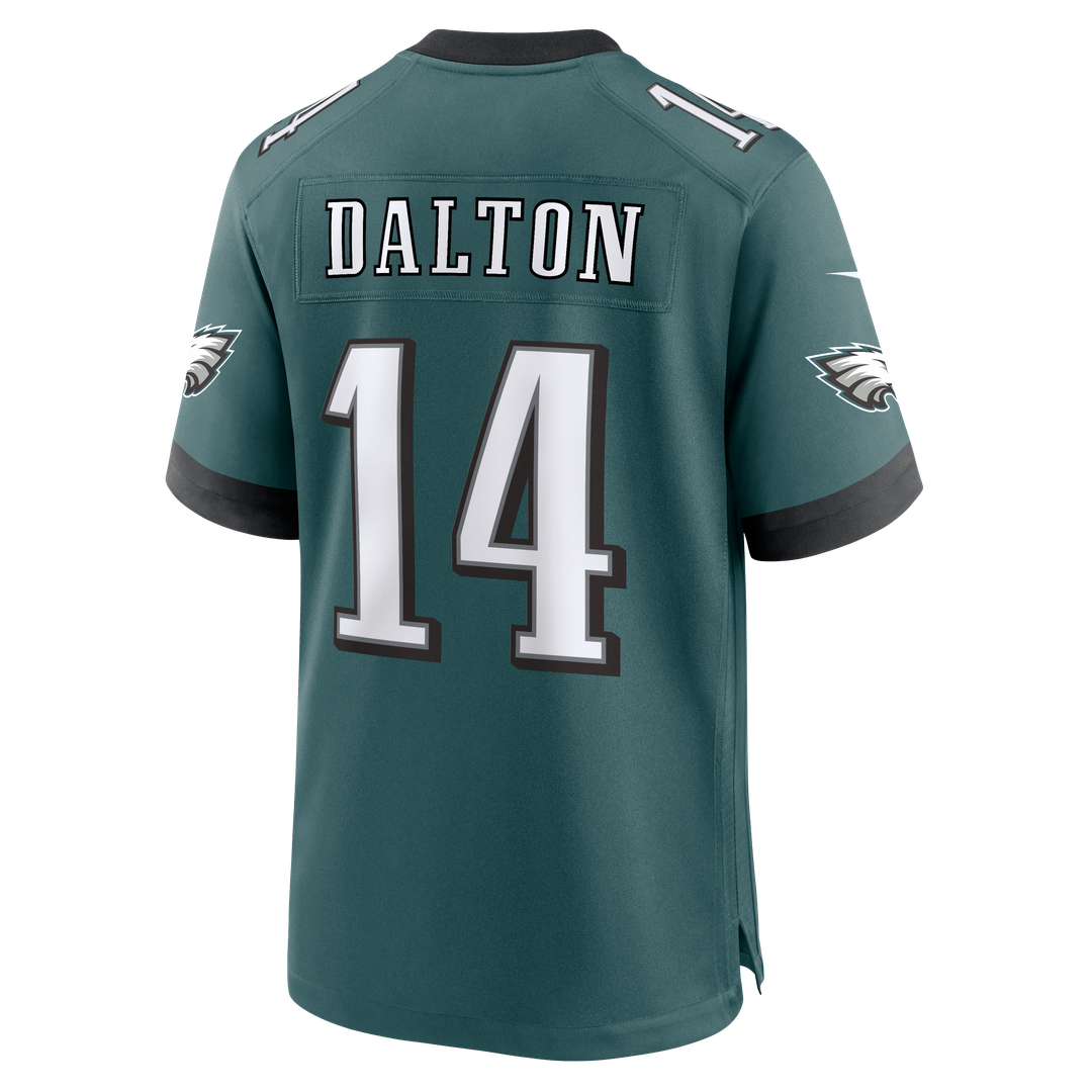Philadelphia Eagles Andy Dalton Nike Midnight Green Team Game Jersey product image 3, provided for visual reference and