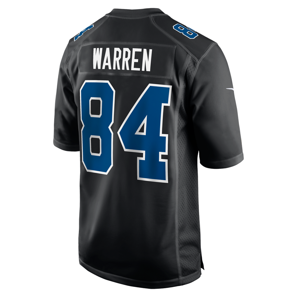 Indianapolis Colts Tyler Warren Nike Carbon Black Fashion Game Jersey product image 6, provided for visual reference and