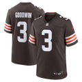 Cleveland Browns Marquise Goodwin Nike Brown Team Game Jersey product image 1, provided for visual reference and product