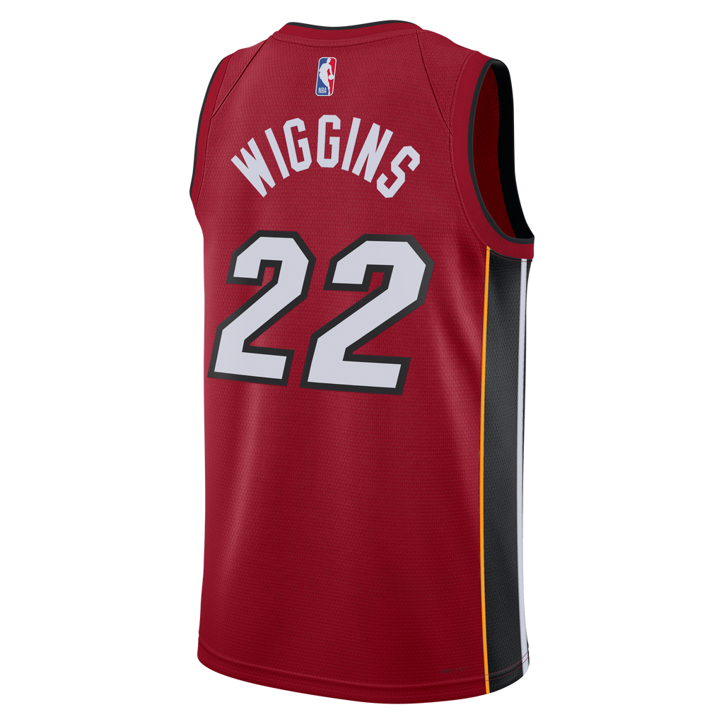 Miami Heat Jordan Brand Statement Edition Swingman Jersey - Red - Andrew Wiggins - Unisex product image 4, provided for