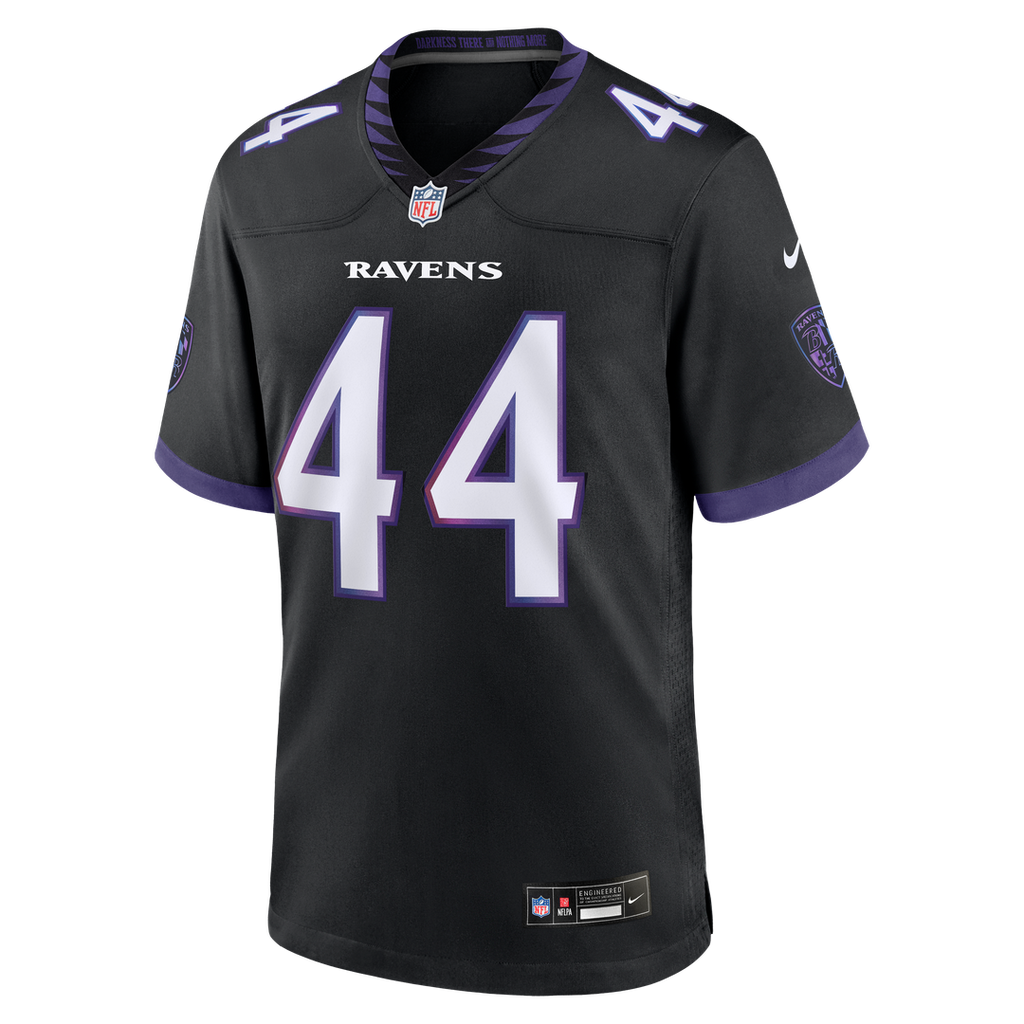 Baltimore Ravens Marlon Humphrey Nike Black Alternate Game Jersey product image 17, provided for visual reference and