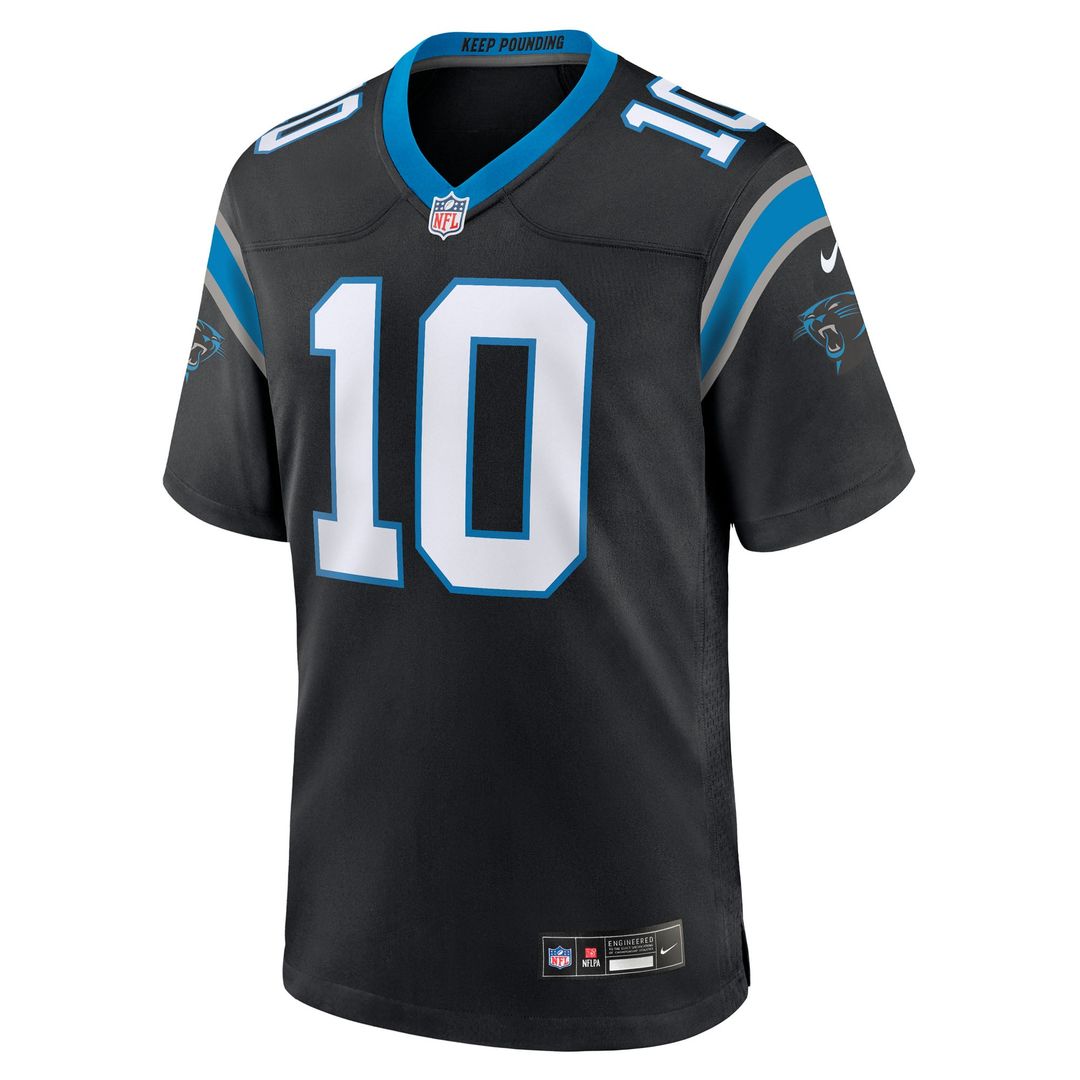 Carolina Panthers Ryan Fitzgerald Nike Black Team Game Jersey product image 2, provided for visual reference and product