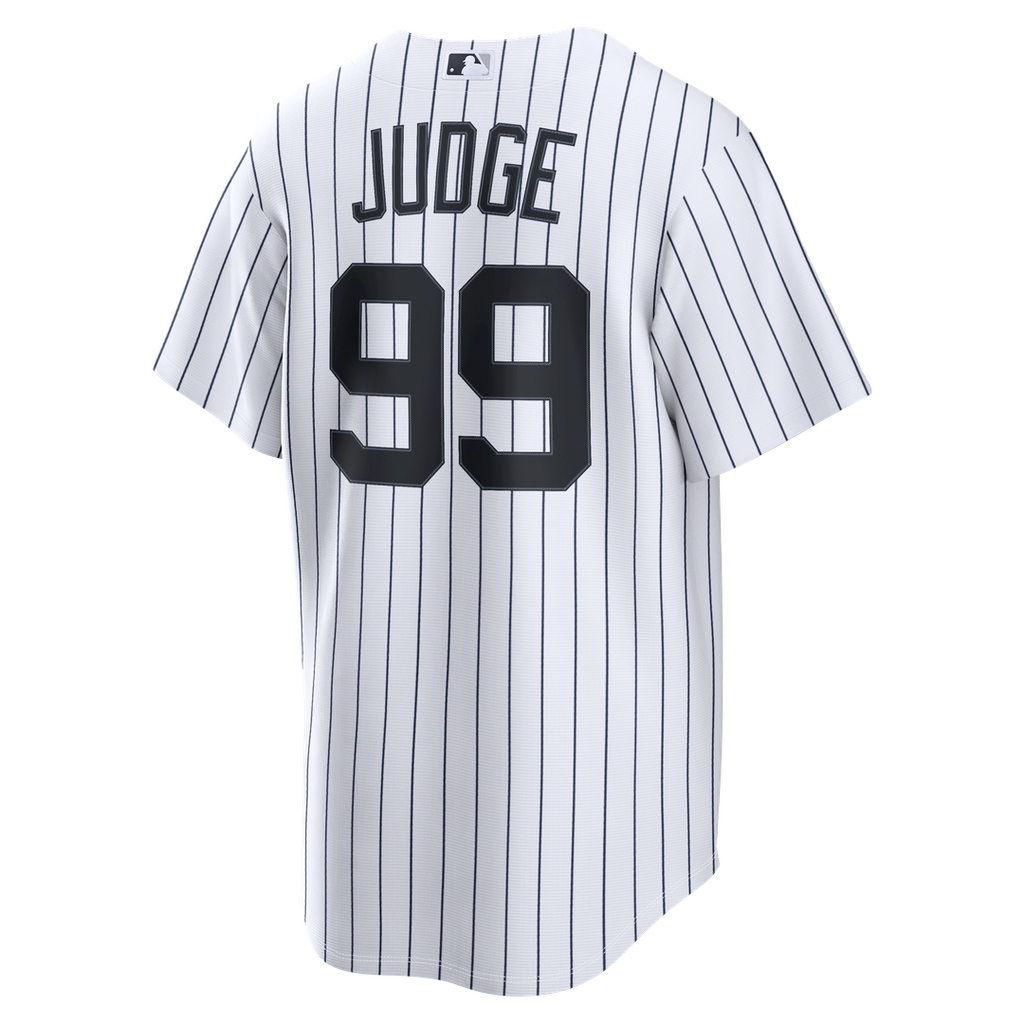 New York Yankees Aaron Judge Nike White Home Replica Jersey product image 3, provided for visual reference and product