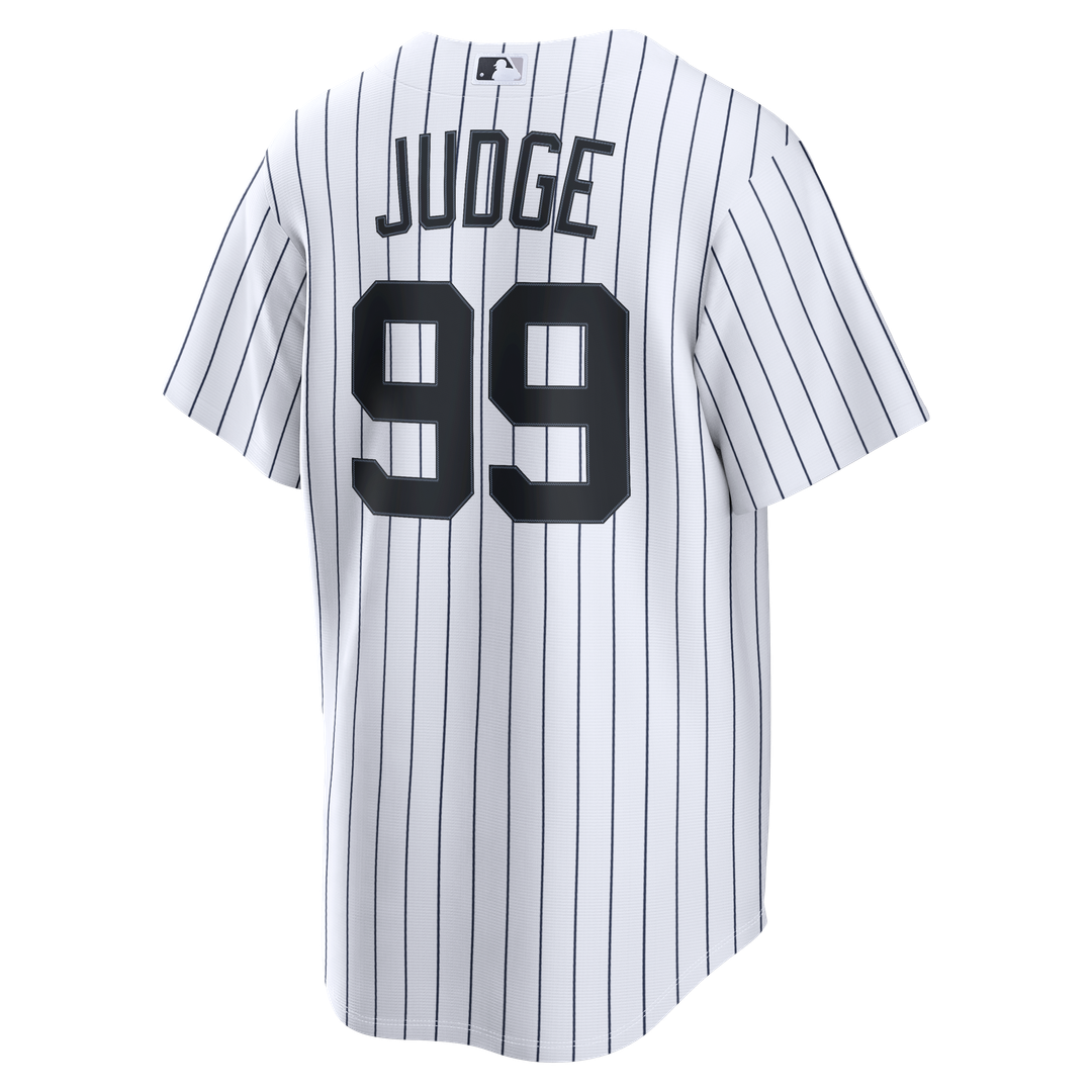New York Yankees Aaron Judge Nike White Home Replica Jersey product image 3, provided for visual reference and product