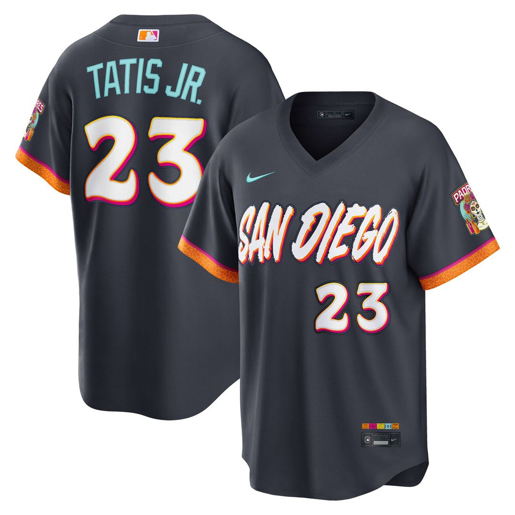 San Diego Padres Fernando Tatis Jr. Nike Obsidian 2026 City Connect Stadium Jersey product image 1, provided for visual