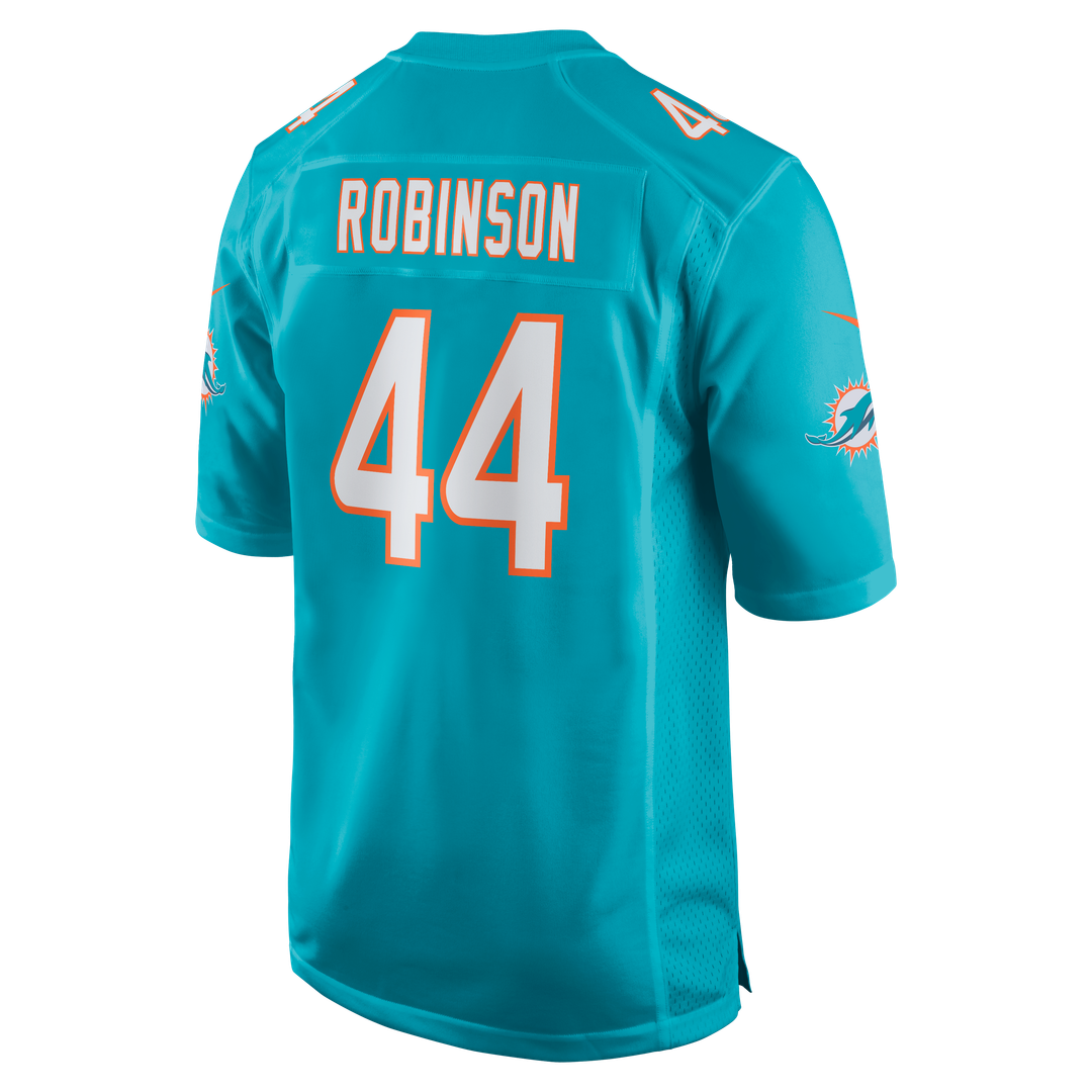 Miami Dolphins Chop Robinson Nike Aqua Player Game Jersey product image 3, provided for visual reference and product detail
